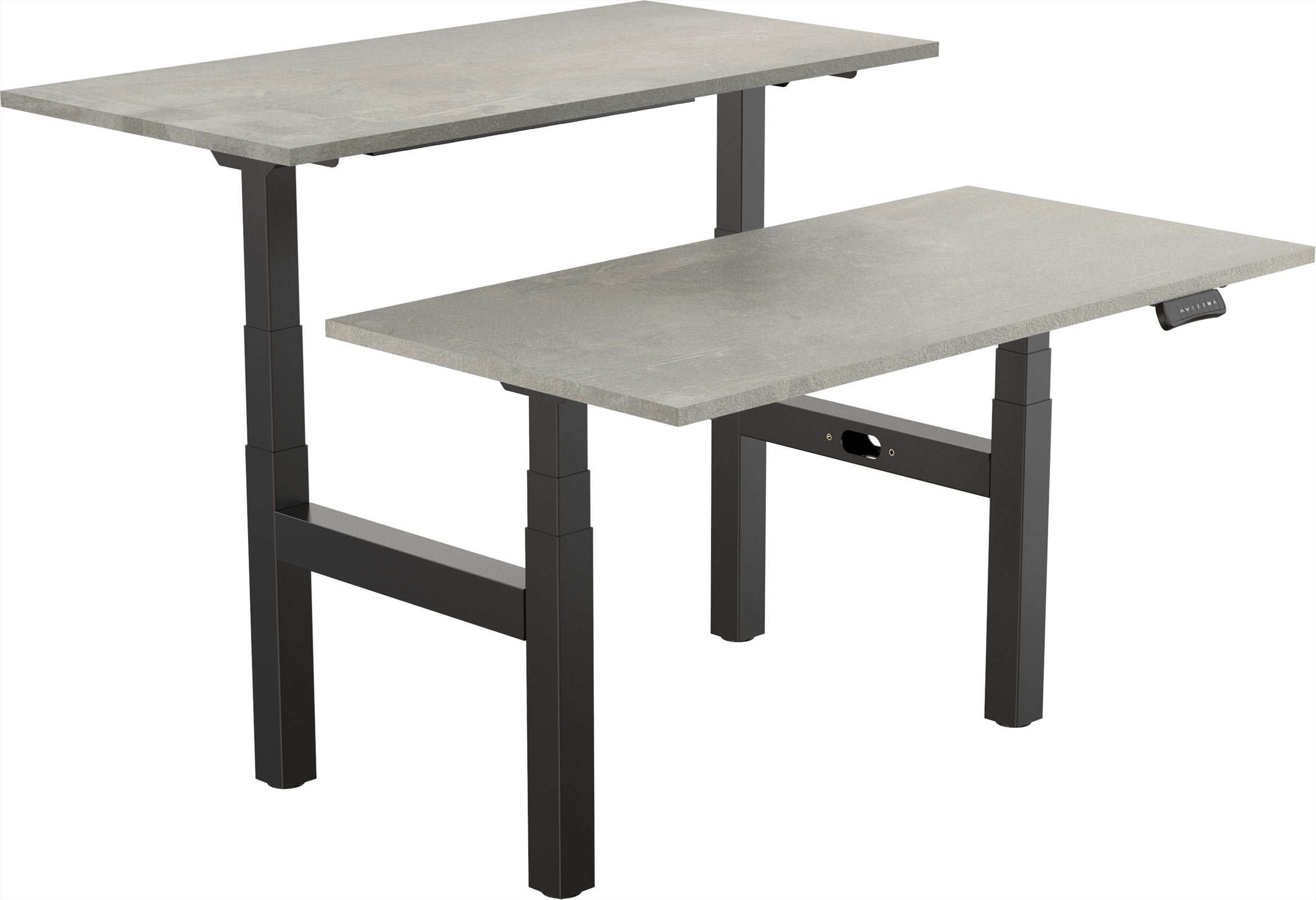 Elektrisch verstelbaar zit-sta bureau Tsherysh Bench Black Oxyd 180 x 80 afbeelding