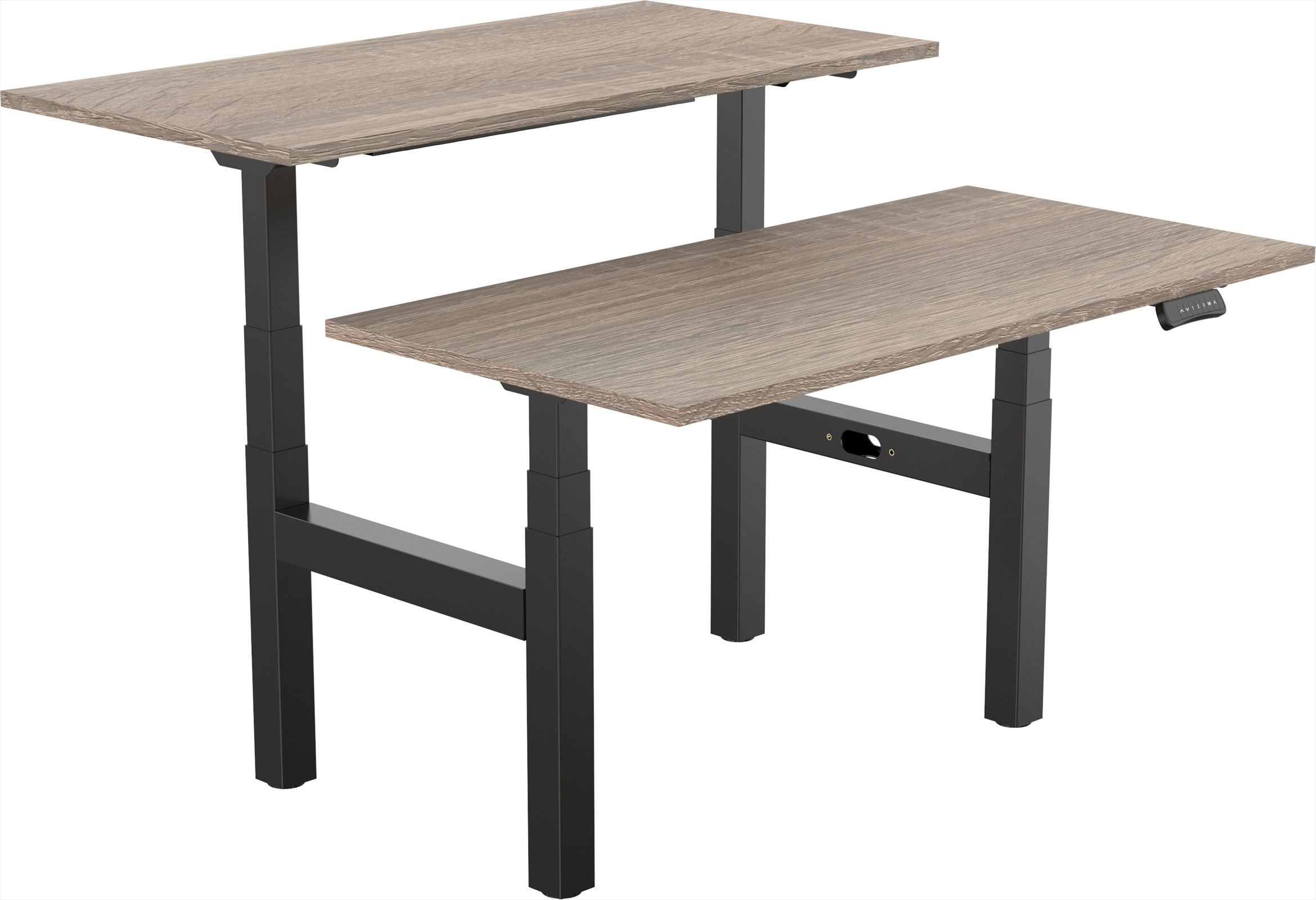 Elektrisch verstelbaar zit-sta bureau Tsherysh Bench Black Robson 120 x 80 afbeelding