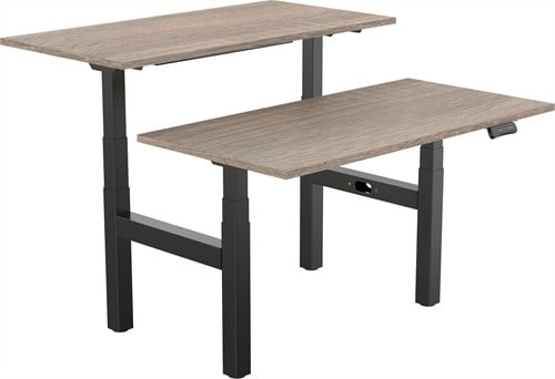 Elektrisch verstelbaar zit-sta bureau Tsherysh Bench Black Robson 160 x 80