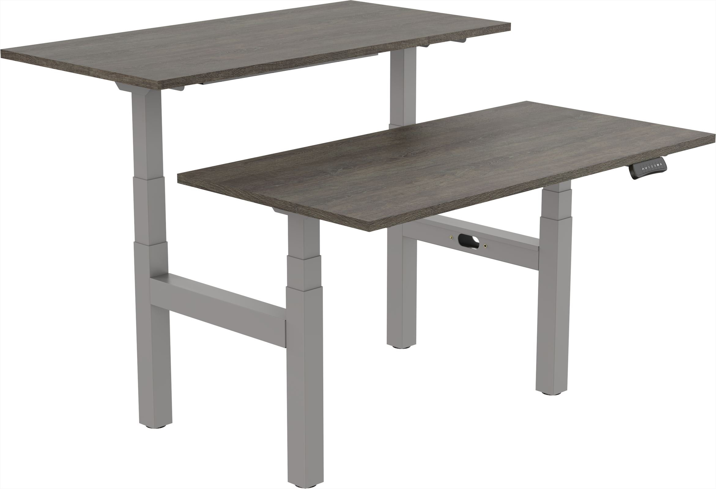 Elektrisch verstelbaar zit-sta bureau Tsherysh Bench Gray Logan 160 x 80 afbeelding