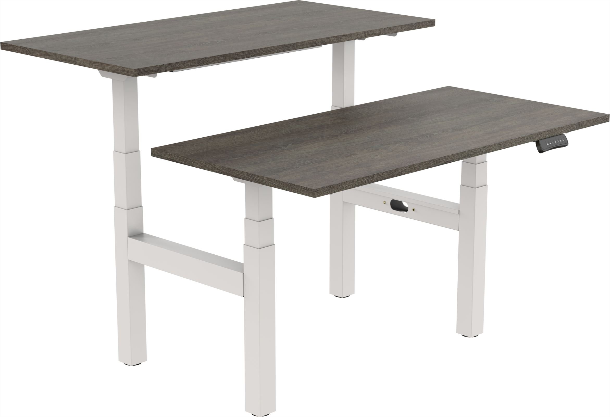 Elektrisch verstelbaar zit-sta bureau Tsherysh Bench White Logan 180 x 80 afbeelding