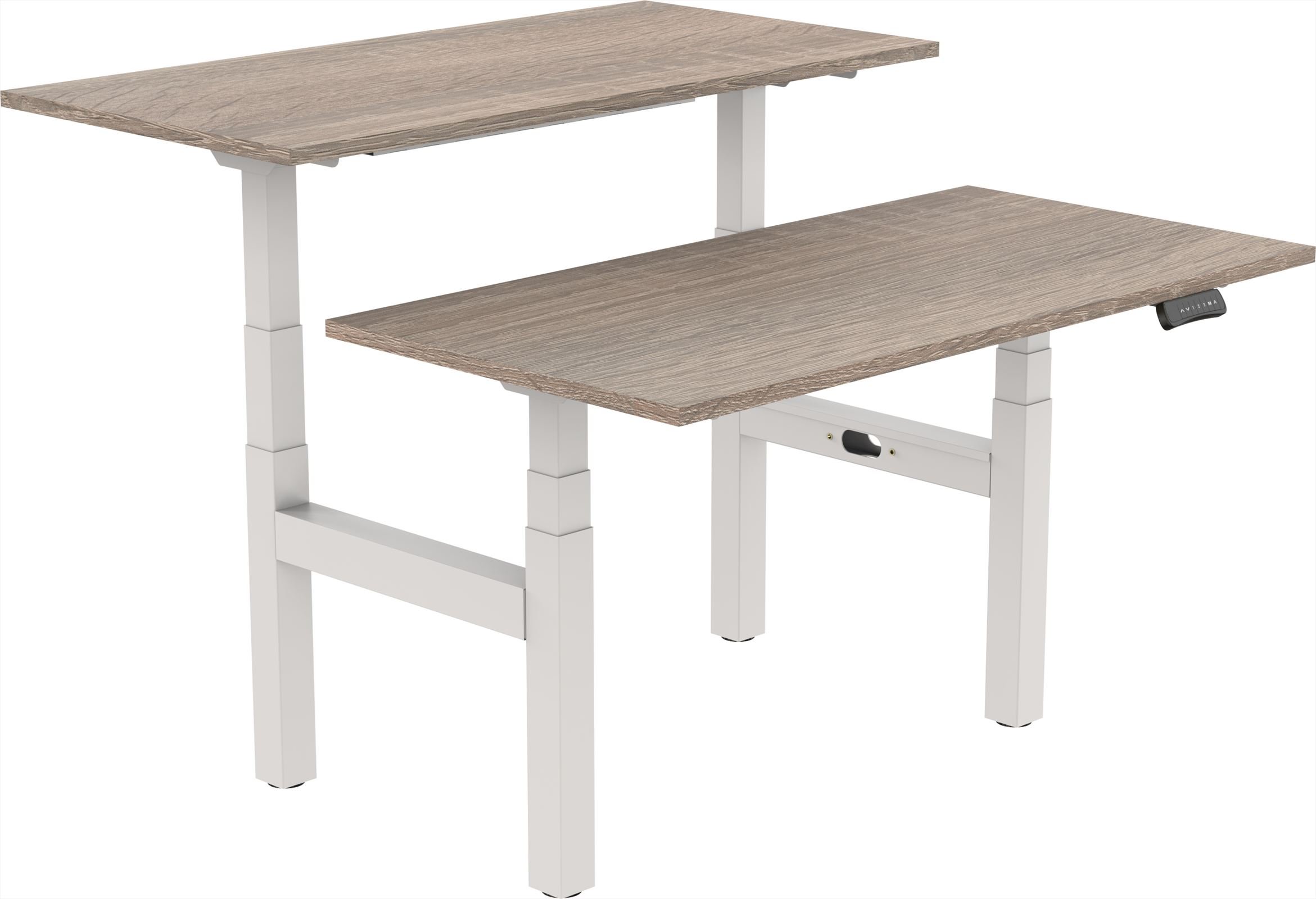Elektrisch verstelbaar zit-sta bureau Tsherysh Bench White Robson 140 x 80 afbeelding