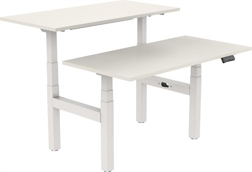 Elektrisch verstelbaar zit-sta bureau Tsherysh Bench White 140 x 80