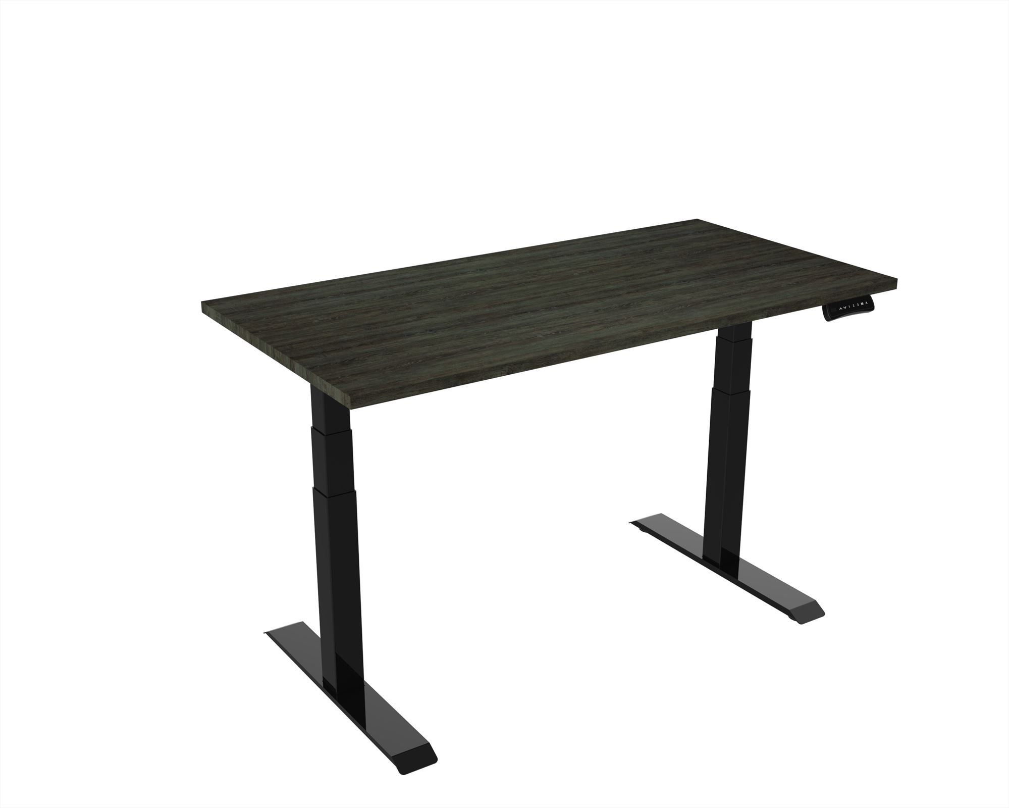 Elektrisch verstelbaar zit-sta bureau Tsherysh Deluxe Black Logan 180 x 80 afbeelding