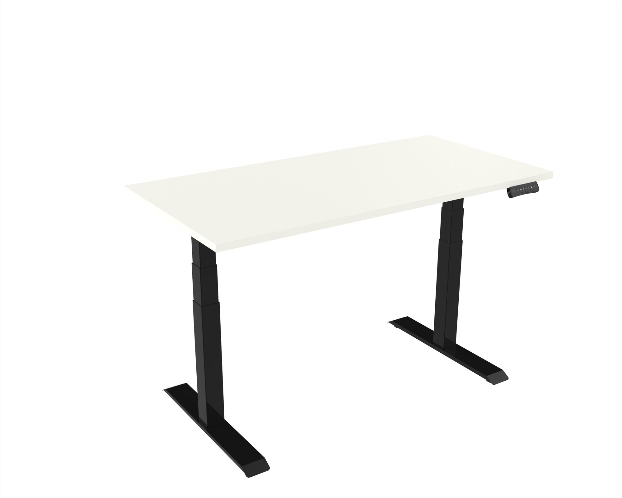 Elektrisch verstelbaar zit-sta bureau Tsherysh Deluxe Black & White 180 x 80 afbeelding