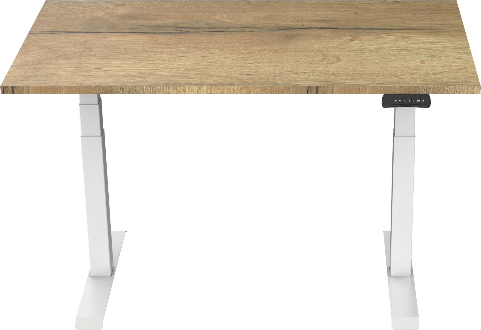 Elektrisch verstelbaar zit-sta bureau Tsherysh Deluxe White Natural 120 x 80 afbeelding