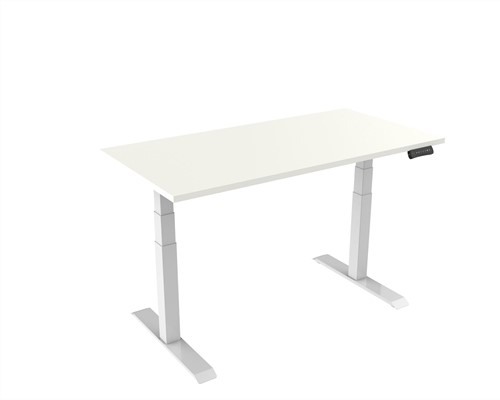 Elektrisch verstelbaar zit-sta bureau Tsherysh Deluxe White 120 x 80