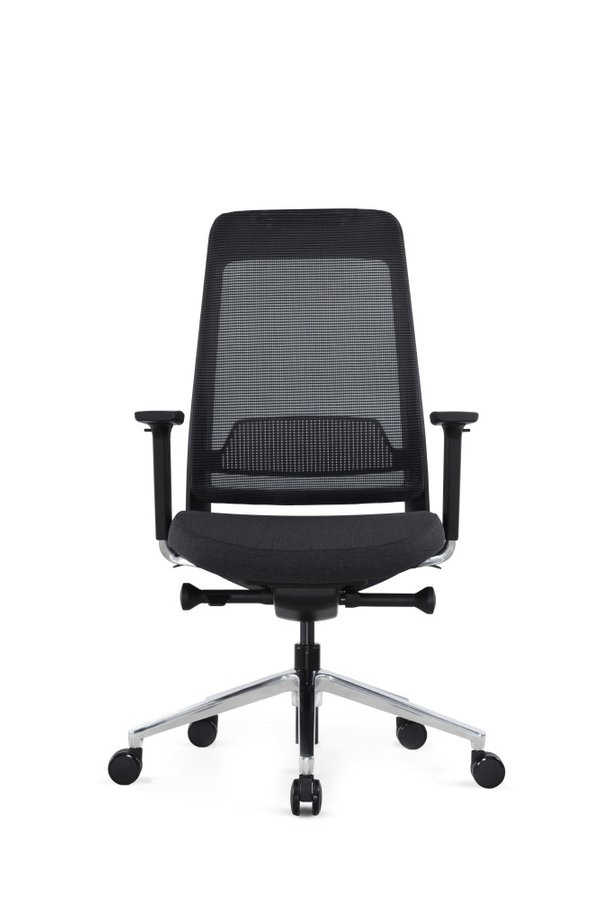 Bureaustoel OfficeSeat 100N, EN1335 zwart