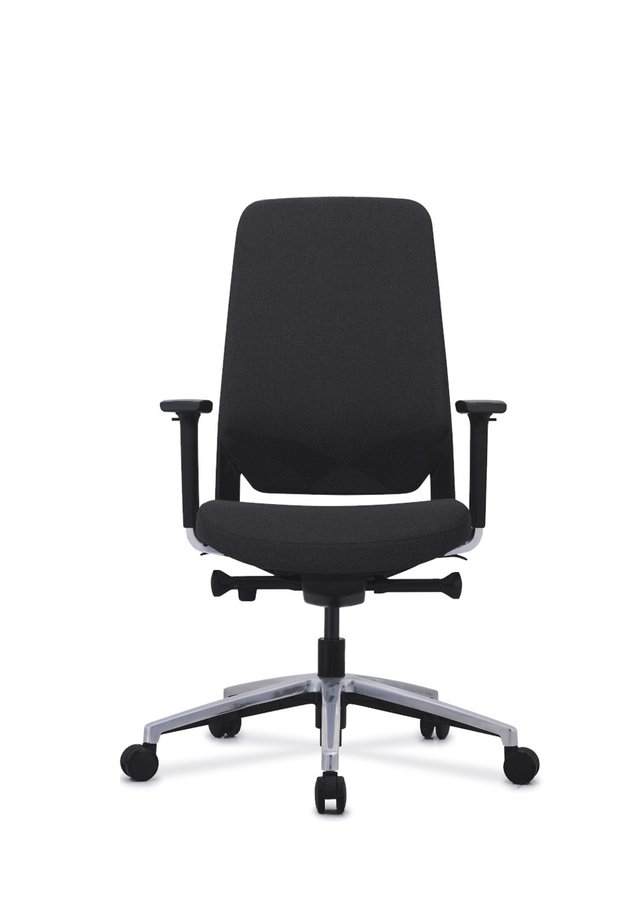 Bureaustoel Officeseat 100S, EN1335, zwart afbeelding