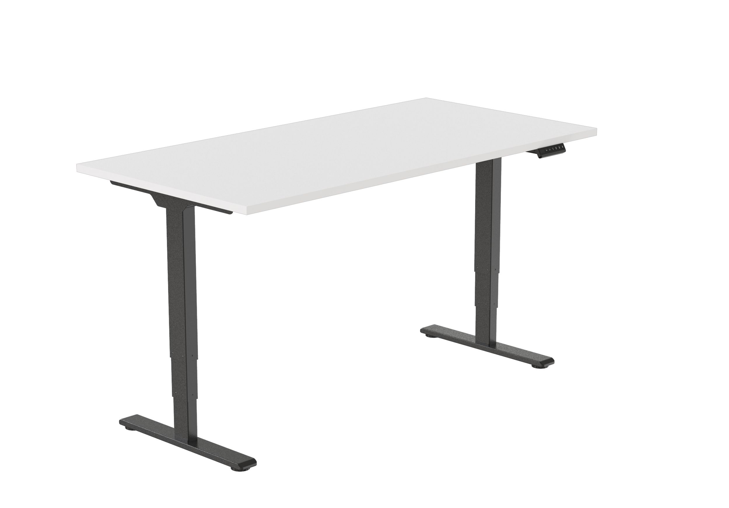 Elektrisch verstelbaar zit-sta bureau Tsherysh Economy Black & White 160 x 80 afbeelding