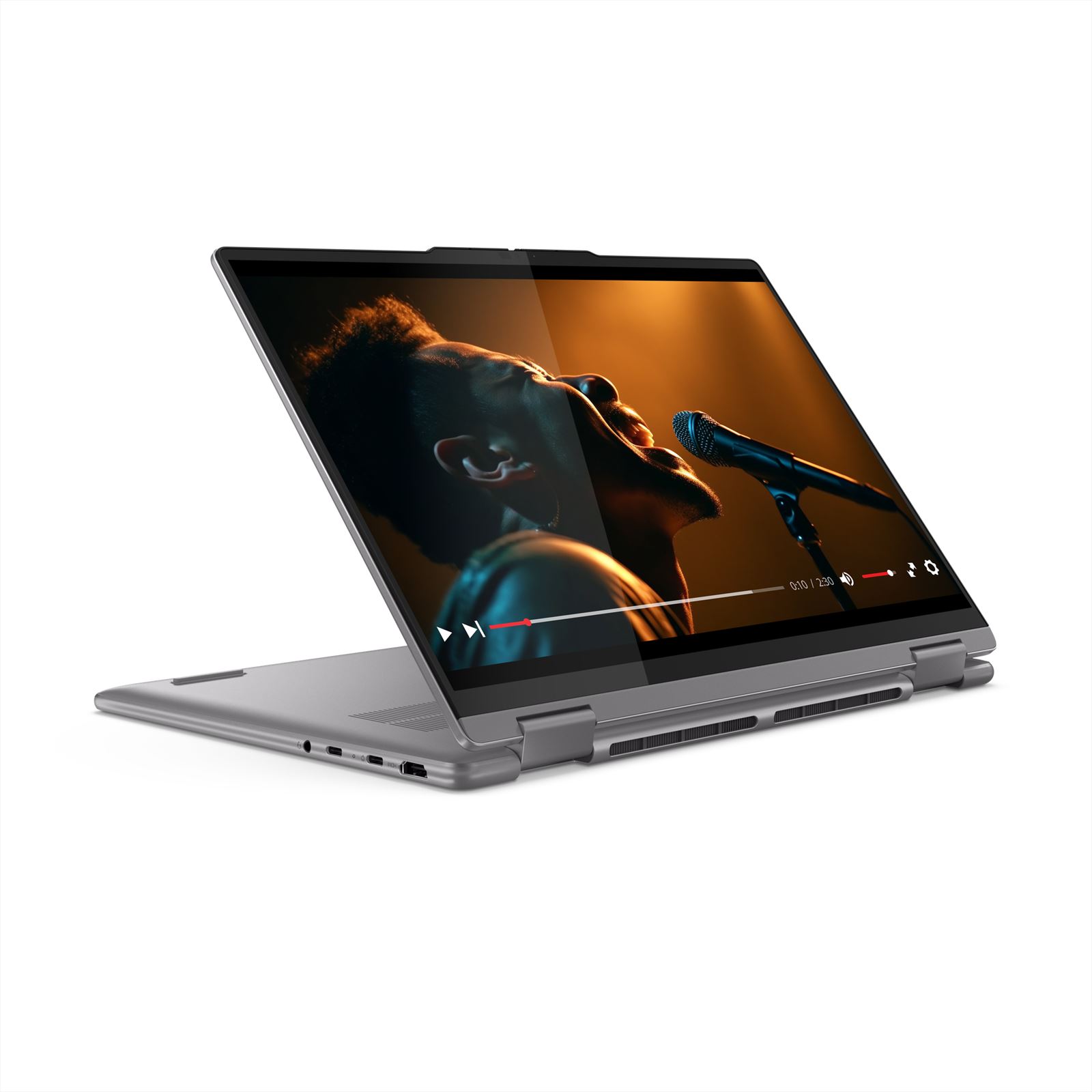 Lenovo Yoga 7 2-in-1 AMD Ryzen™ 5 8640HS Hybride (2-in-1) 35 6 cm (14") Touchscreen WUXGA 16 GB LPDDR5x-SDRAM 512 GB SSD Wi-Fi 6E (802.11ax) Windows 11 Home Grijs