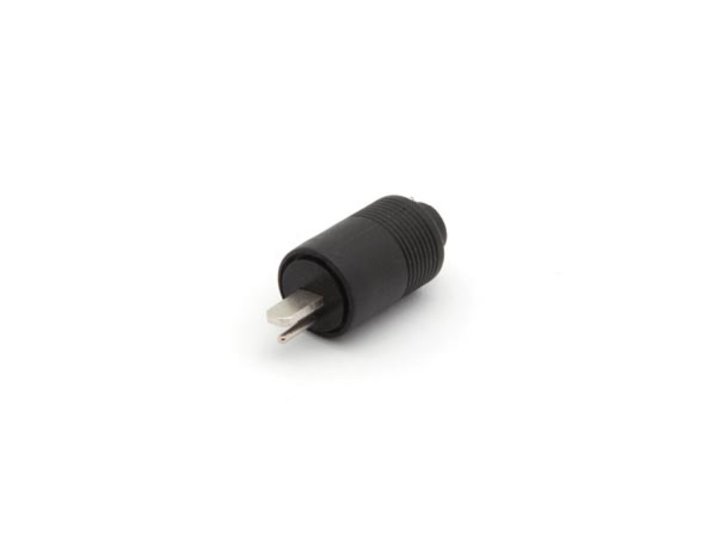 MANNELIJKE 2P DIN PLUG MET SCHROEFAANSLUITING - HOOGWAARDIG afbeelding
