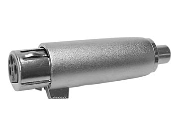 3P XLR PLUG VROUWELIJK NAAR VROUWELIJKE RCA PLUG afbeelding