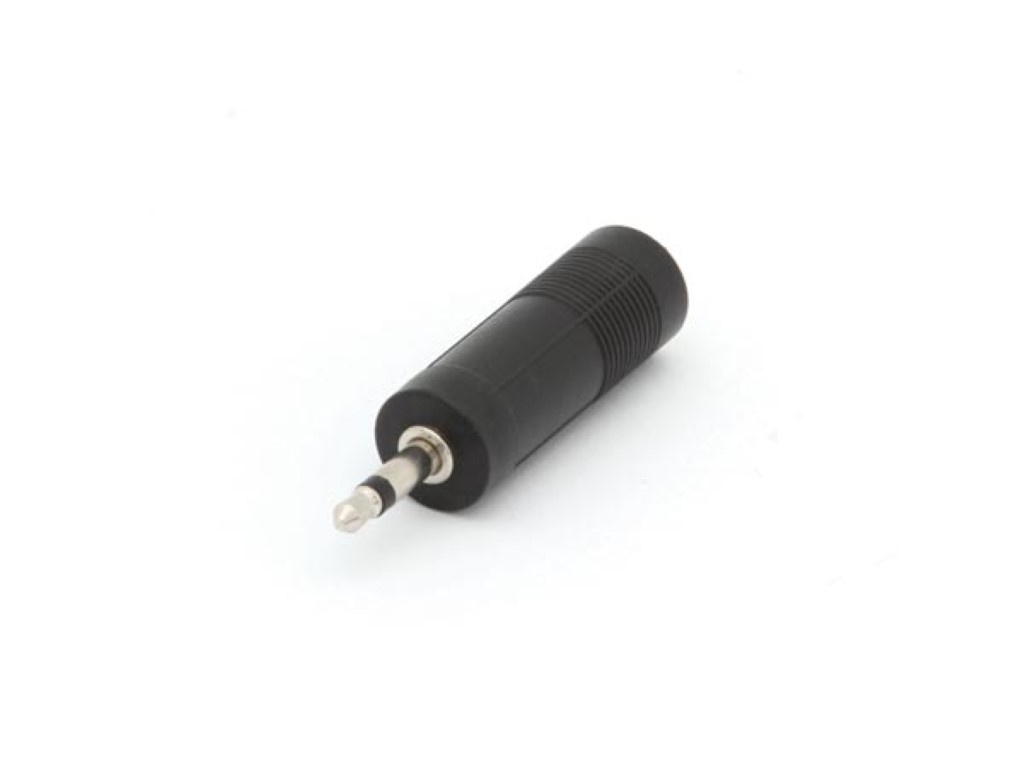 VROUWELIJKE 6.35mm MONO JACK NAAR MANNELIJKE 3.5mm MONO JACK