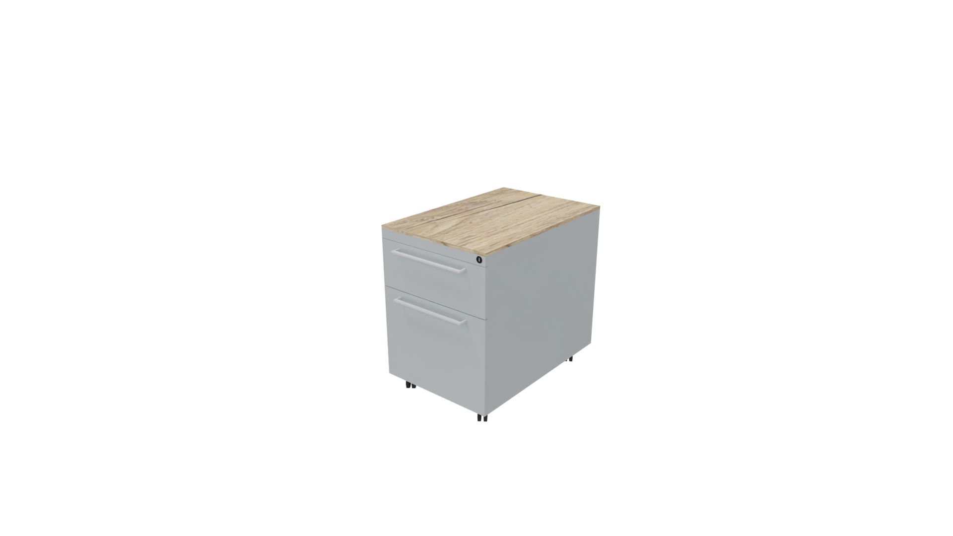 Huislijn Verrijdbaar ladenblok 12211 44 x 60 x 58 cm. Alu Eiken YT49a