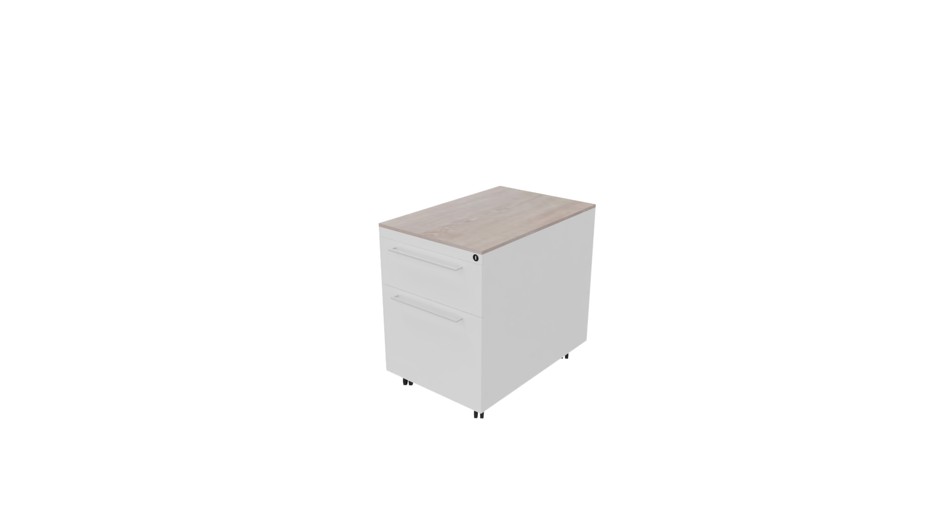 Huislijn Verrijdbaar ladenblok 12211 44 x 60 x 58 cm. Wit Eiken Robson