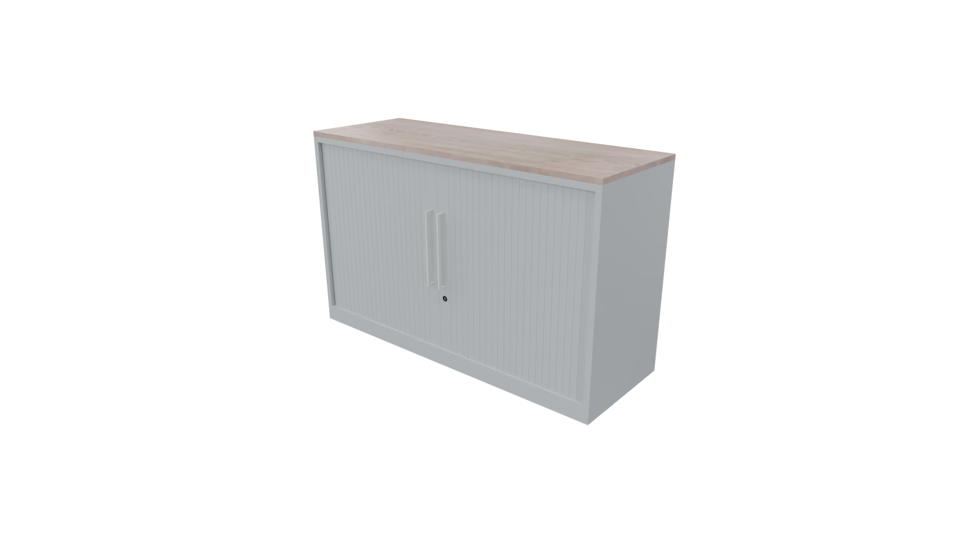 Roldeurkast 12511 - 72 x 120 x 43 cm. - Alu - Eiken Robson