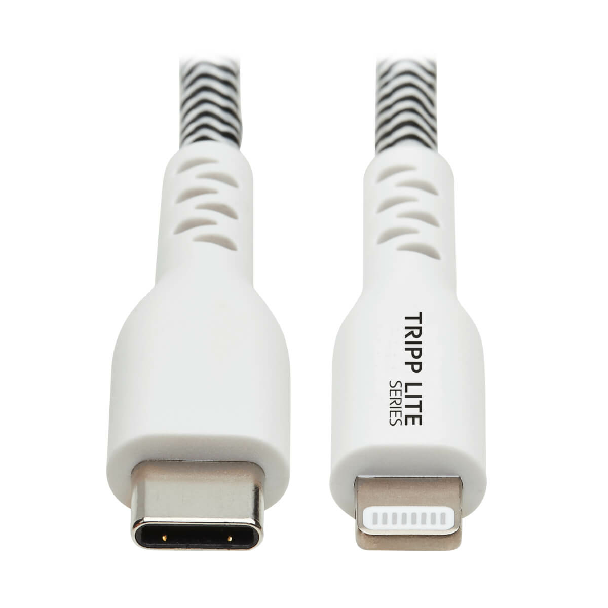 Tripp Lite M102-010-HD Lightning-kabel 3,05 m Zwart, Wit afbeelding