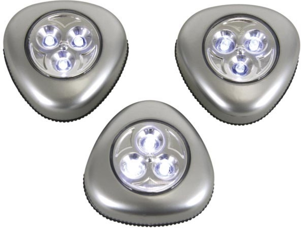ZELFKLEVENDE LEDLAMPEN - 3 st. afbeelding