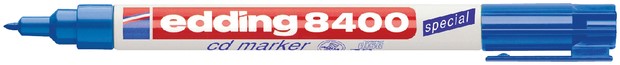 Cd marker edding 8400 rond 0.5-1.0mm blauw afbeelding