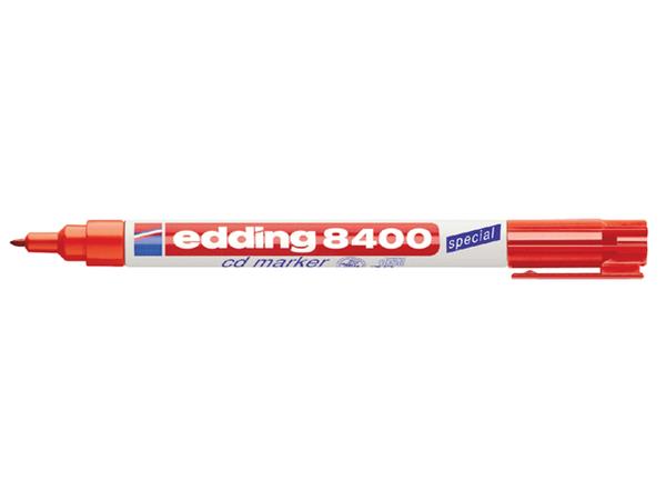 Cd marker edding 8400 rond 0.5-1.0mm rood afbeelding