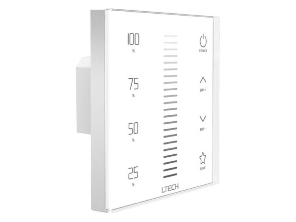 MULTI-ZONE SYSTEEM - TOUCHPANEL LED-DIMMER - 1 KANAAL - DMX / RF afbeelding