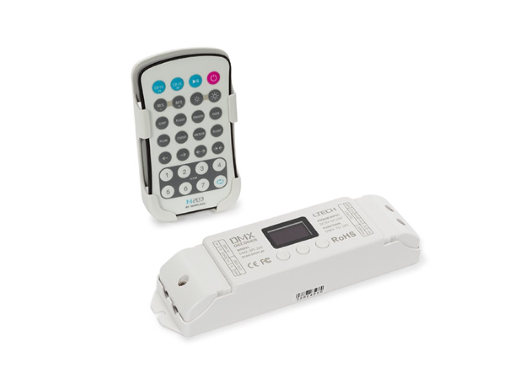 LEDCONTROLLER DMX-TO-SPI ALL IC - 540 MODI afbeelding