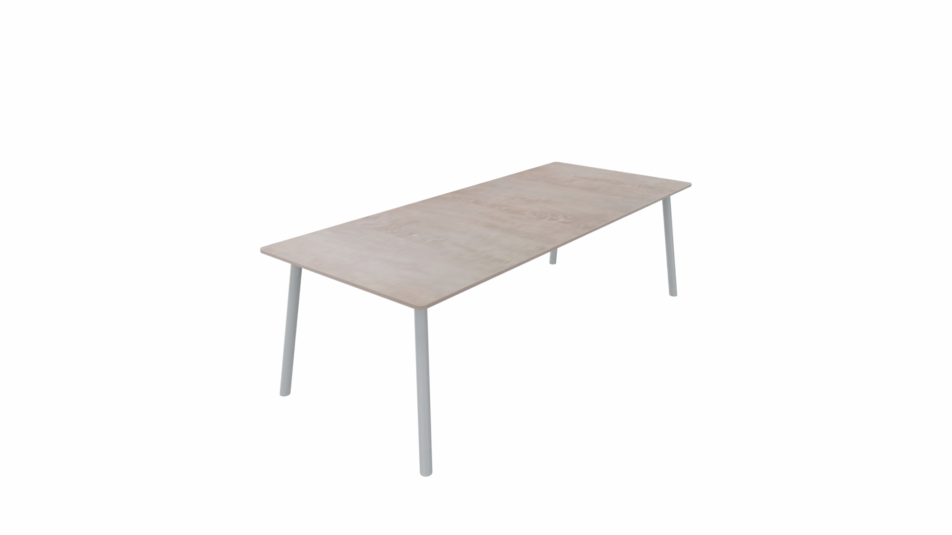 Tafel 8811 recht - 200 x 100 cm. - Alu - Eiken Robson - Aluminium afbeelding