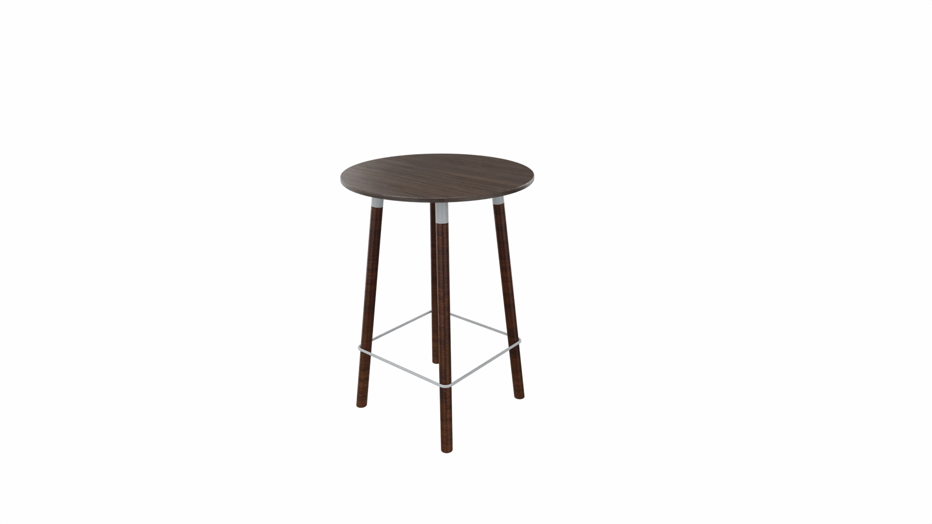 Tafel 9411 barhoogte - 80 cm. - Alu - Eiken donker - Beuken wenge afbeelding