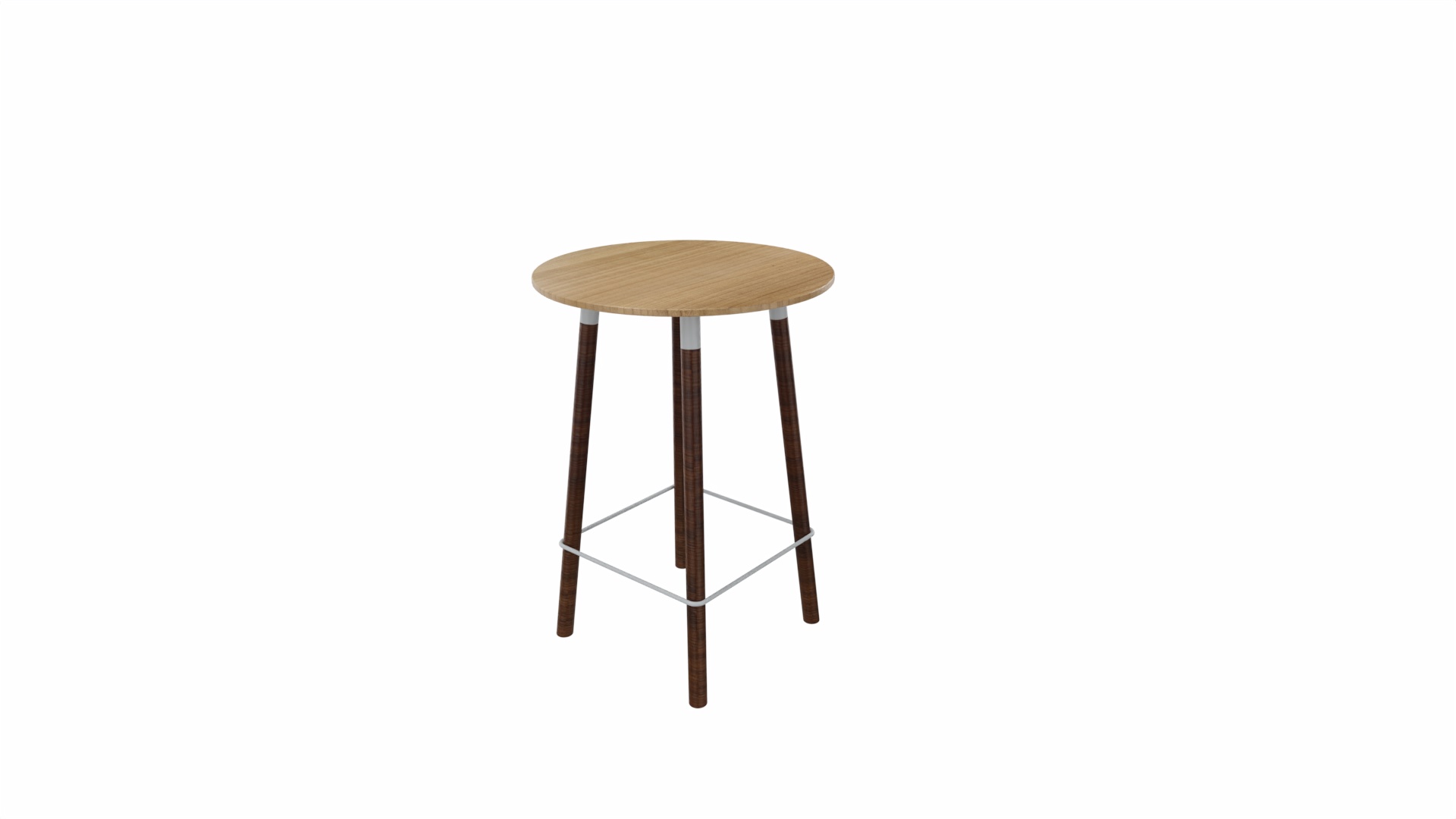 Tafel 9411 barhoogte - 80 cm. - Alu - Toscaans noten - Beuken wenge afbeelding