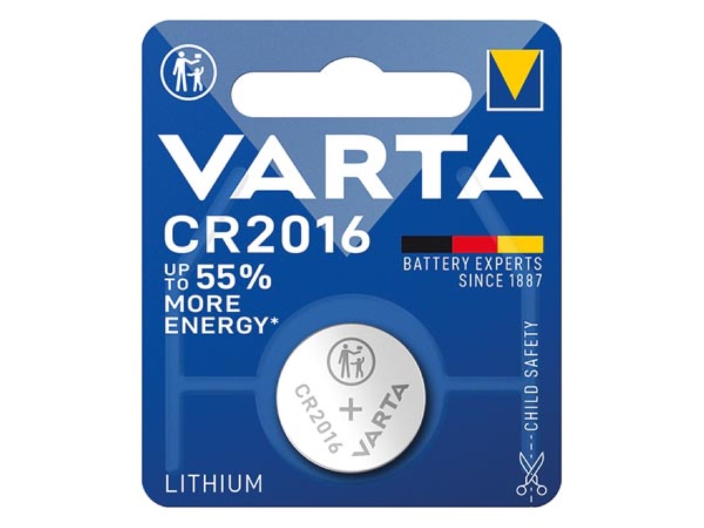 LITHIUM 3.0 V - 85 mAh 6016.801.401 (1 st. / bl) afbeelding