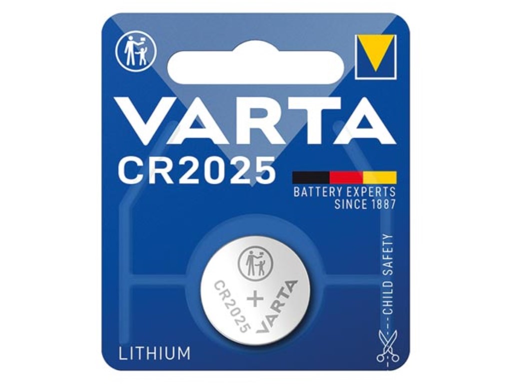 LITHIUM 3.0 V - 170 mAh 6025.801.401 (1 st. / bl) afbeelding