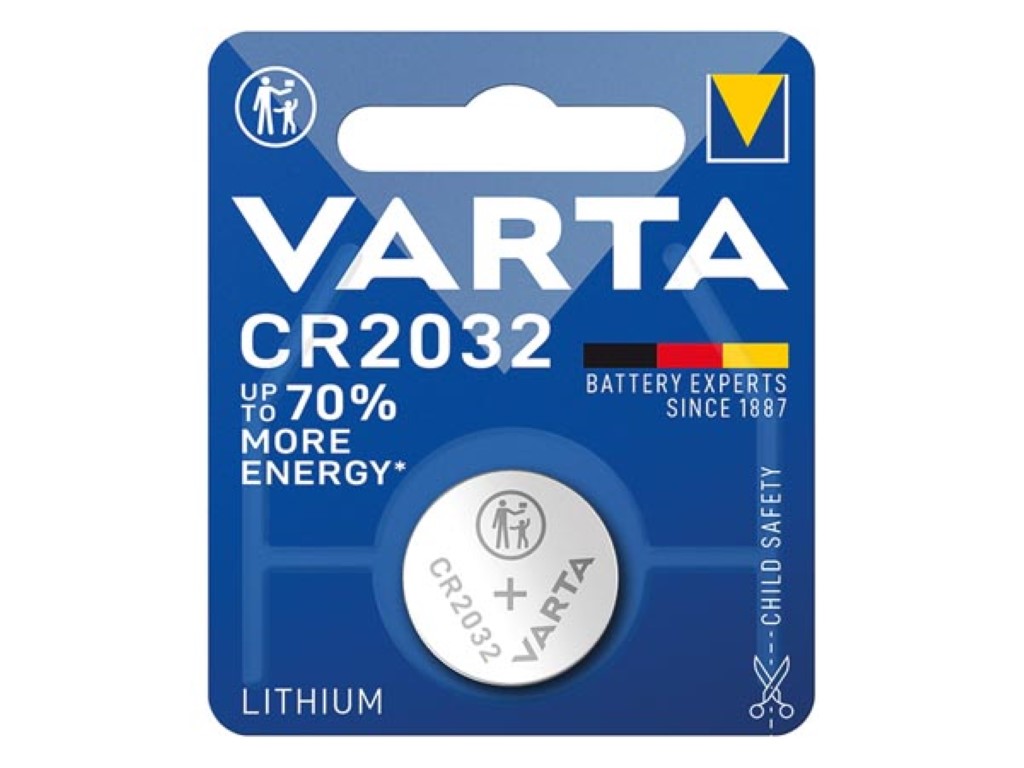 LITHIUM 3.0 V-230 mAh 6032.801.401 (1 st/bl) afbeelding