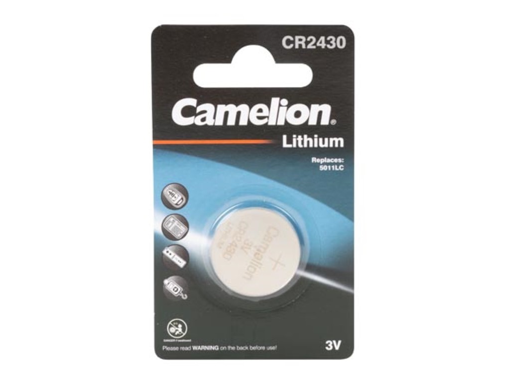 LITHIUM 2430 3.0V-280mAh (1st/bl) afbeelding