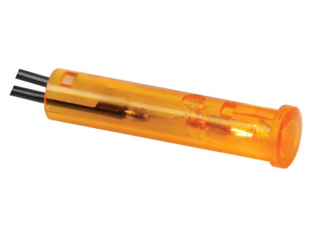 Velleman RONDE 7mm SIGNAALLAMP 6V ORANJE