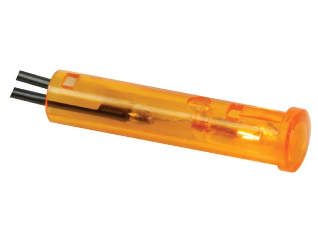 RONDE 7mm SIGNAALLAMP 24V ORANJE afbeelding