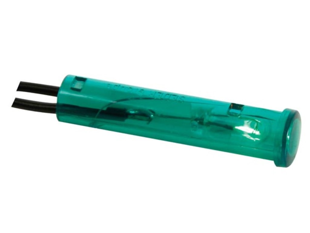 RONDE 7mm SIGNAALLAMP 220V GROEN afbeelding