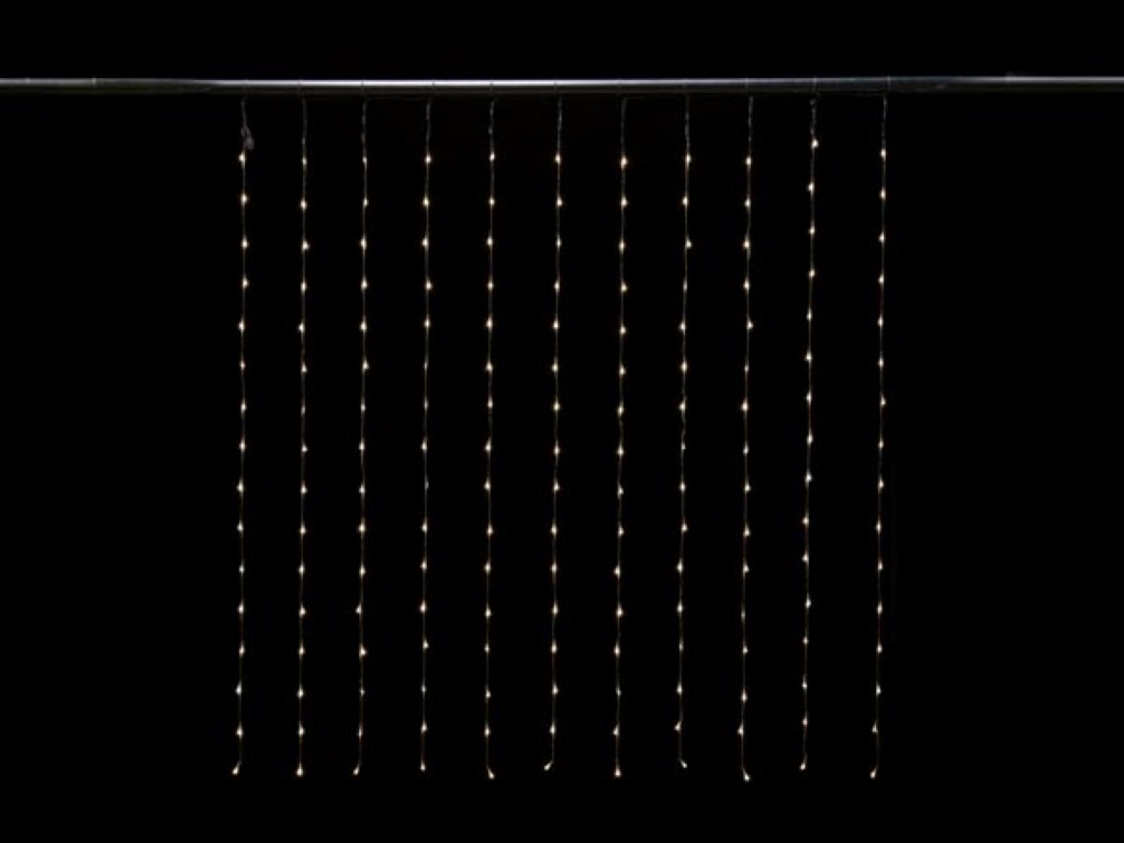 Velleman Cascade Light LED 1.5 x 1.7 m 176 leds wit transparante kabel modulator 24 V