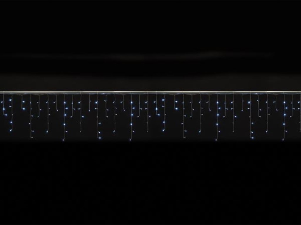 Velleman Cascade Light LED 4 x 0 6 m 144 witte lampen transparant draad modulator