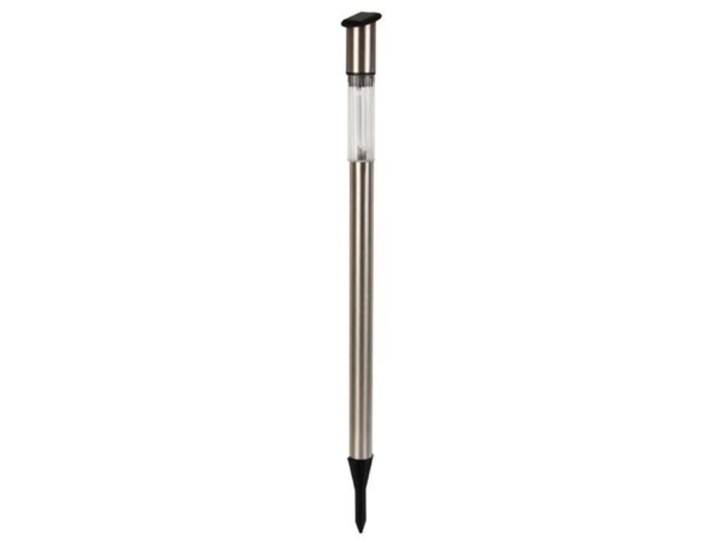 Velleman TUINLAMP OP ZONNE-ENERGIE met sokkel in roestvrij staal 70 cm (27.56") 20 st. in display