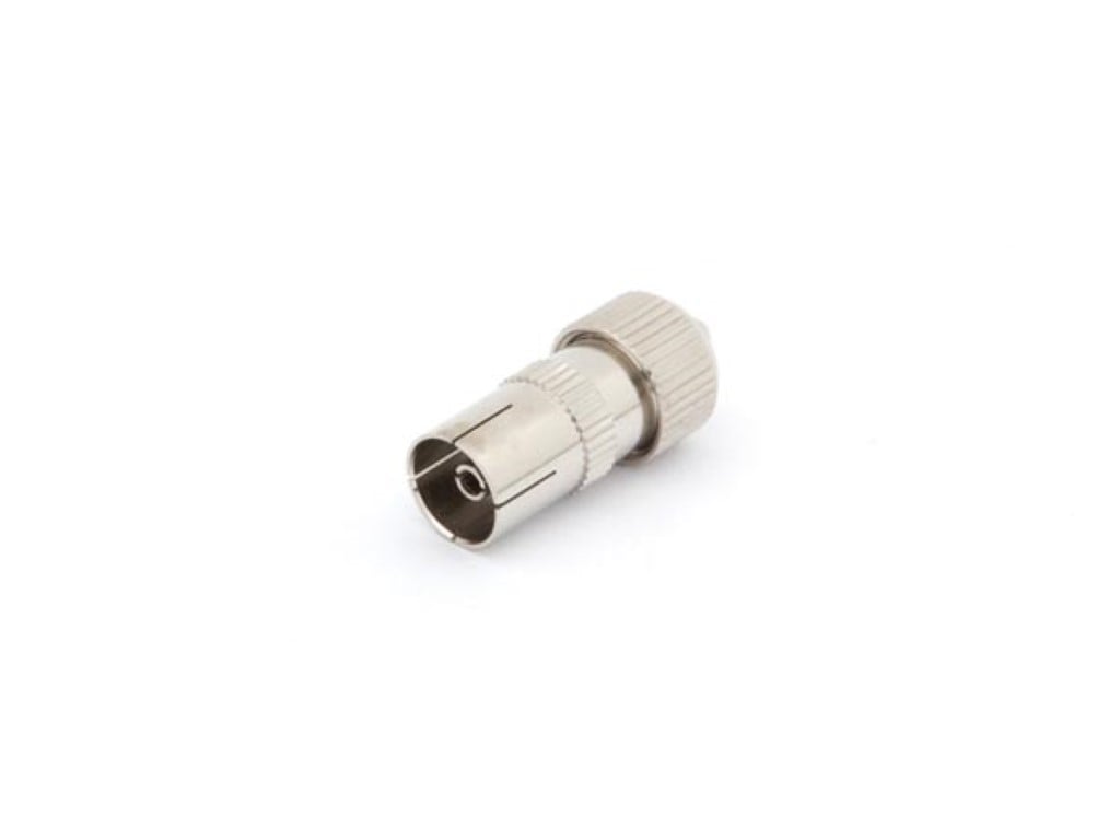 TV-PLUG METAAL 9.5mm/2.3mm - VROUWELIJK afbeelding