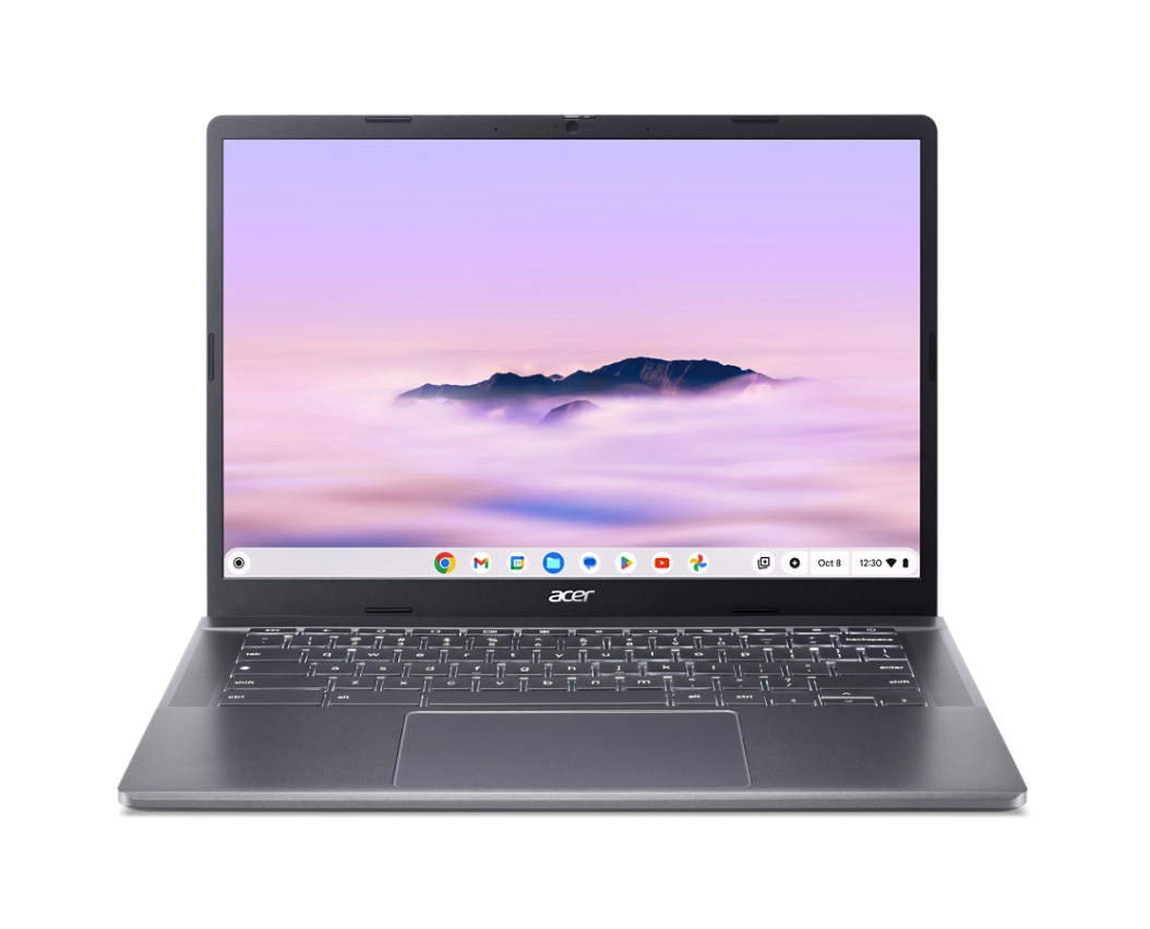 Acer Chromebook Plus 514 CBE574-1-R8DP AMD Ryzen™ 5 7520C 35 6 cm (14") WUXGA 8 GB LPDDR5x-SDRAM 128 GB SSD Wi-Fi 6E (802.11ax) ChromeOS Grijs