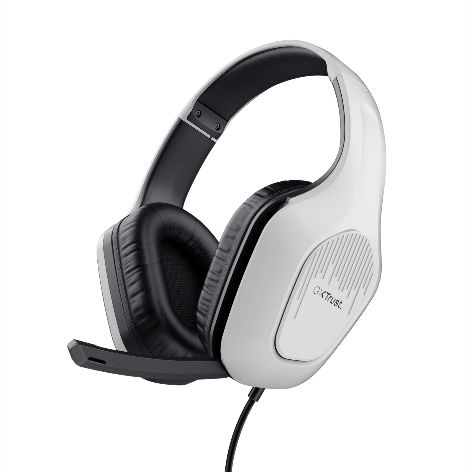 Trust GXT 415W Zirox Headset Bedraad Hoofdband Gamen Wit afbeelding