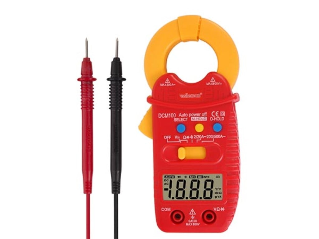 Velleman DIGITALE STROOMTANG CAT III 600 V AC MET DATA-HOLD FUNCTIE