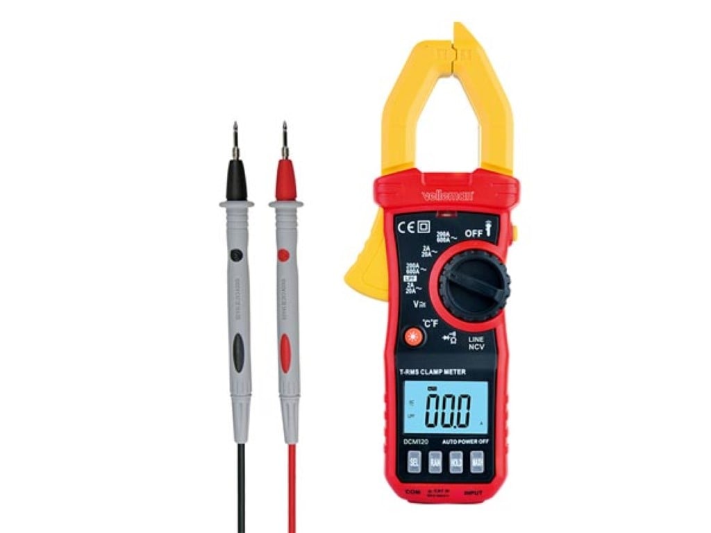 Velleman DIGITALE STROOMTANG CAT III 600 V AC NCV MET DATA-HOLD FUNCTIE
