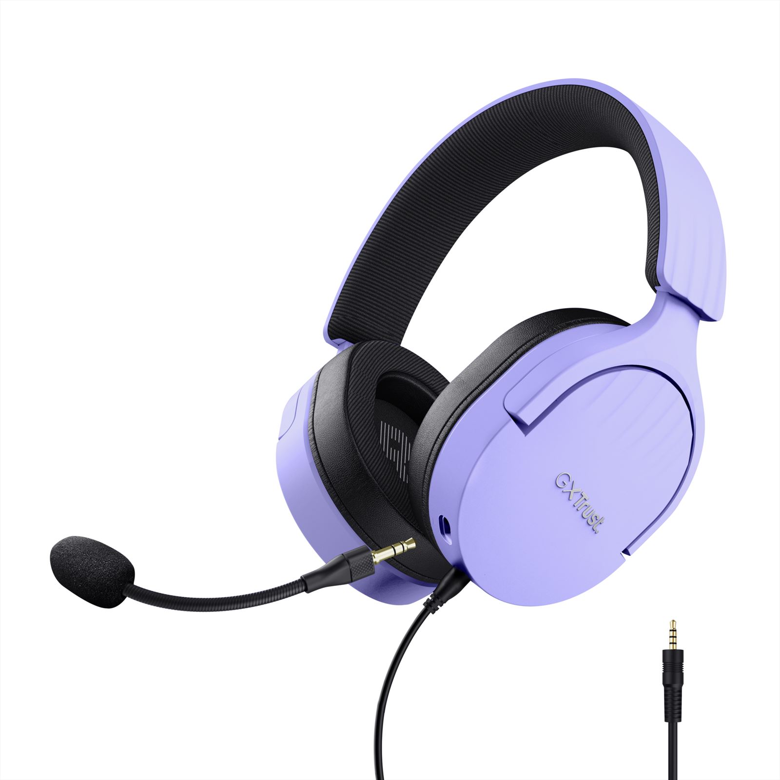 Trust GXT 489P FAYZO Headset Bedraad Hoofdband Gamen Zwart Paars