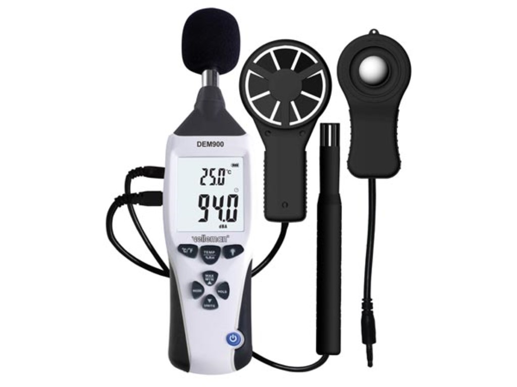 Velleman MULTIFUNCTIONELE OMGEVINGSMETER 5-IN-1