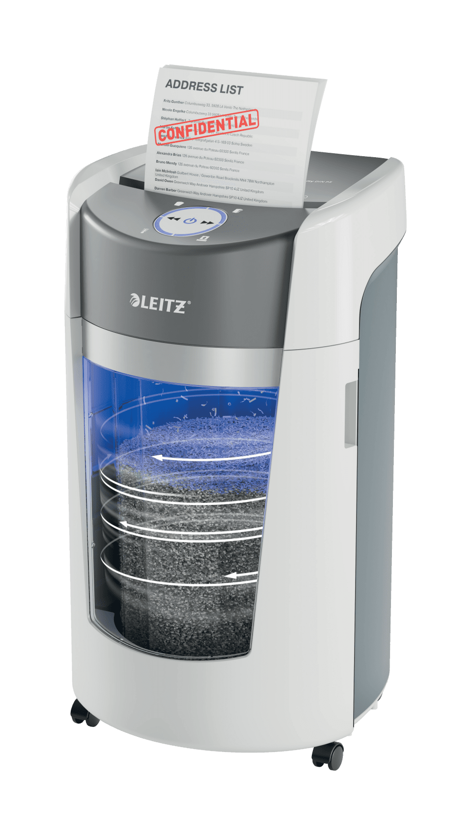Leitz Optimax Office papiervernietiger P5 afbeelding