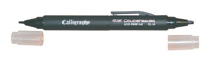Kalligrafiepen Itoya CL-10 1.5 èn 3.0mm zwart afbeelding