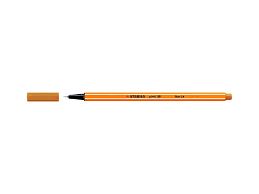 Fineliner STABILO point 88/89 fijn donker oker afbeelding